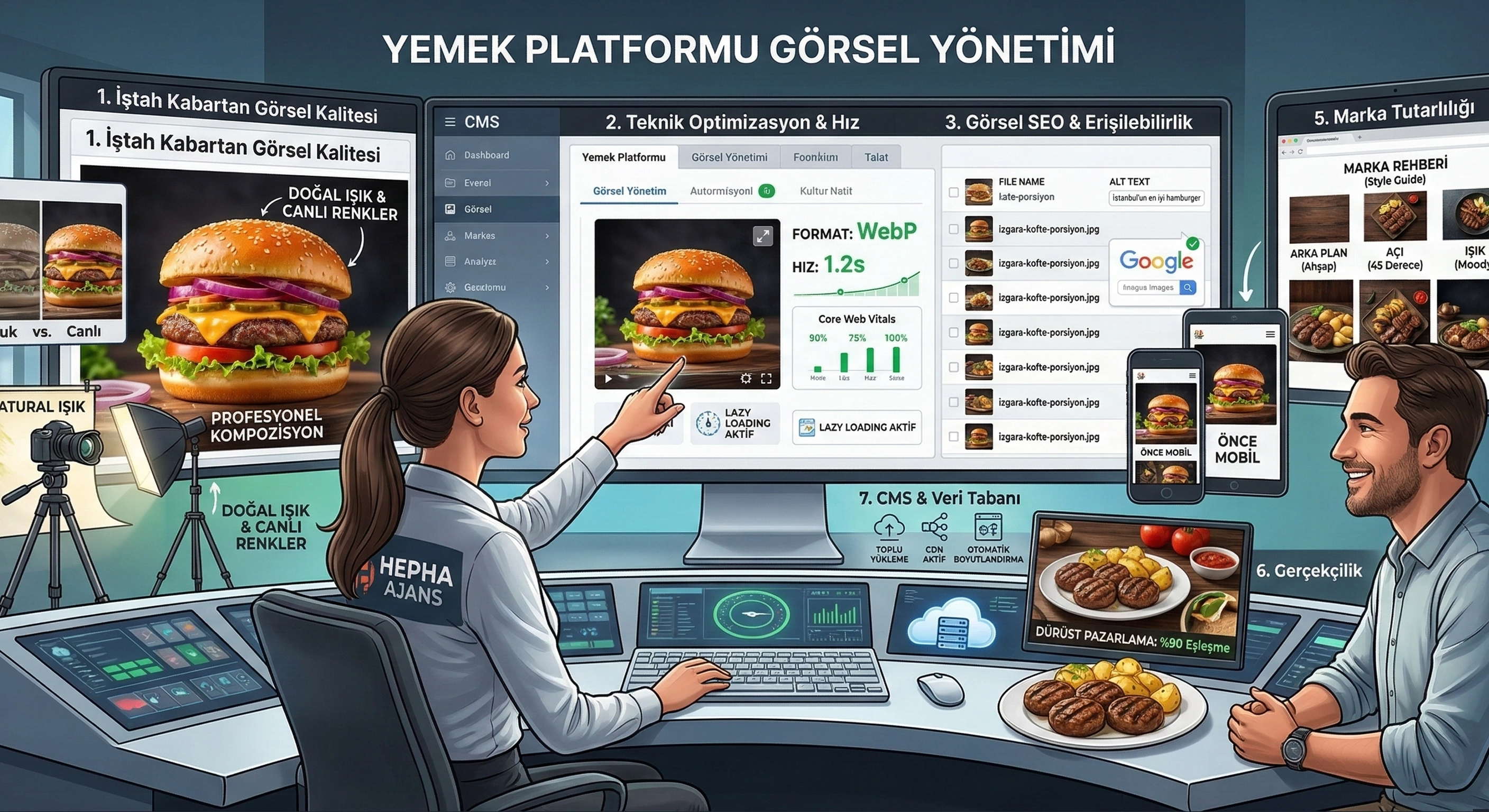 Dijital Yemek sipariş platformları Görselleri nasıl olmalı ve nasıl yönetilmeli ?
